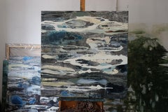 Circles 1  - Contemporary  Landscape  Abstract  Painting
