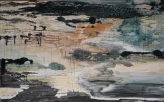 Scenery In Construction I - Contemporary Nature, Landscape Abstract Painting
