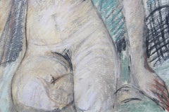 Nude  1960s, paper, pastel, 29.5x21 cm