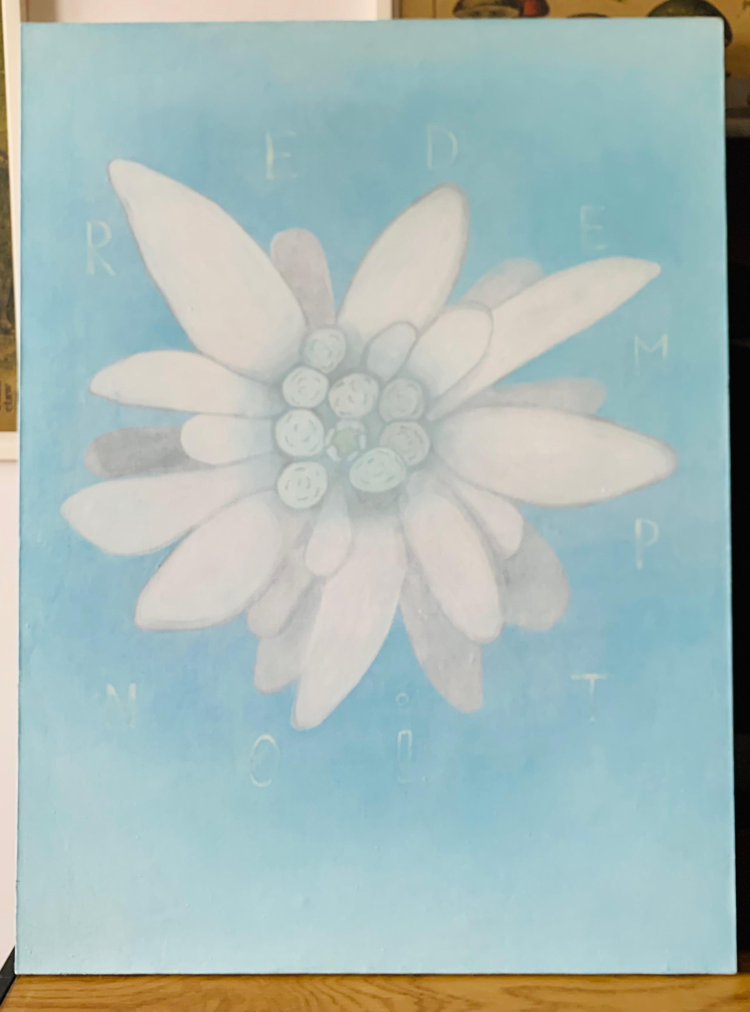 edelweiss flower painting