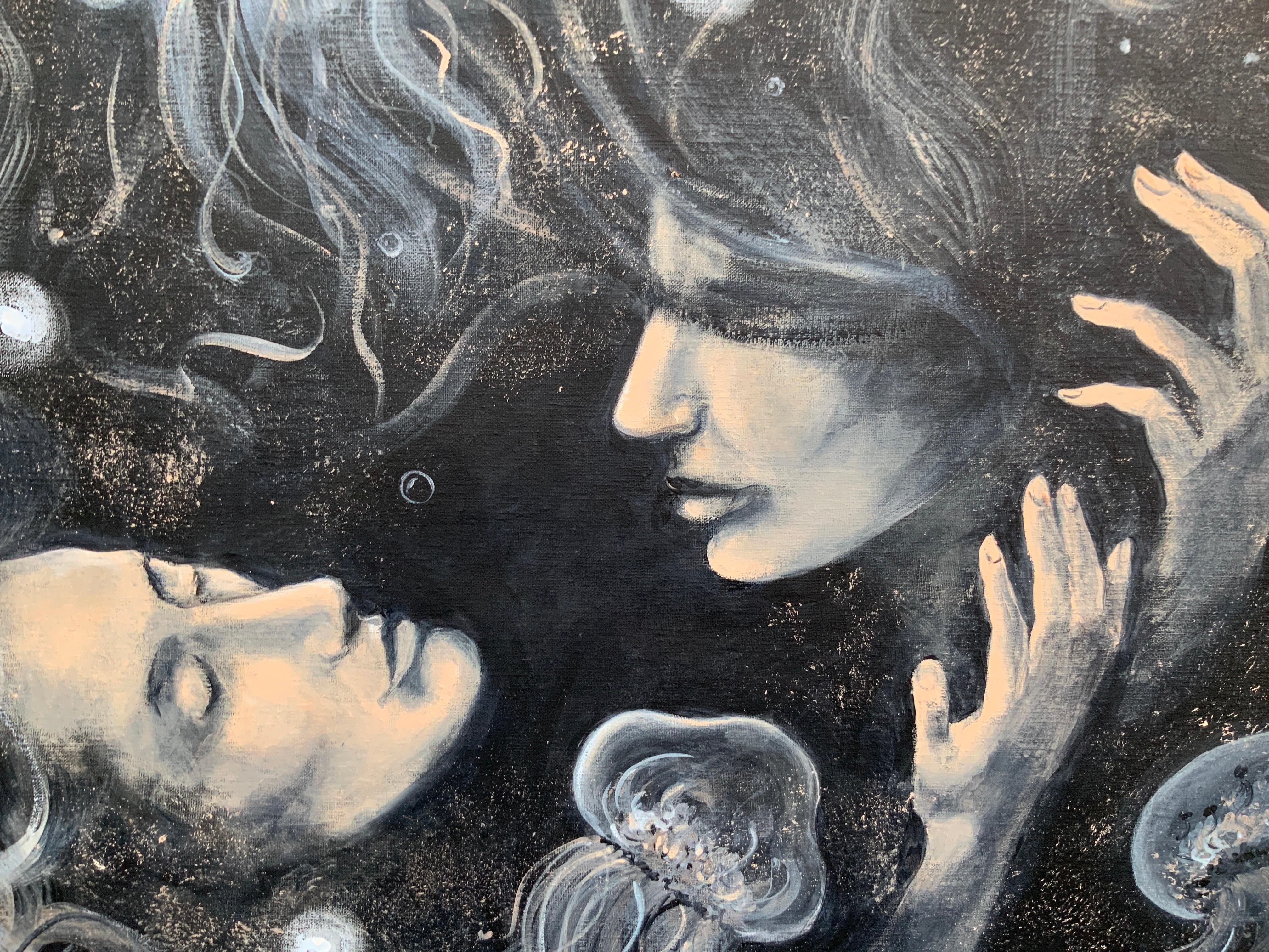 Depths of Love. Originalgemälde von Aleksandra Jagoda im Angebot 11