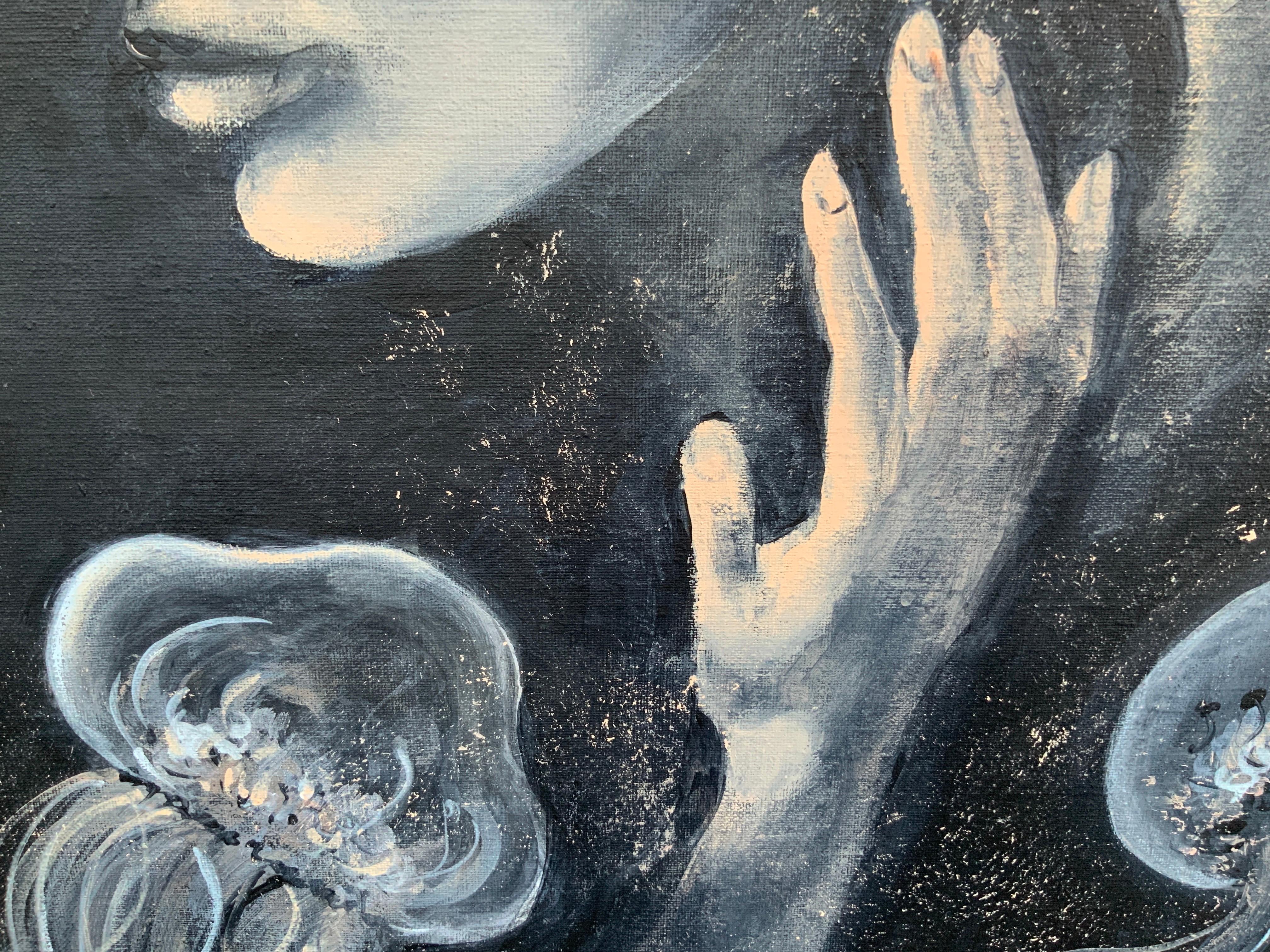 Depths of Love. Originalgemälde von Aleksandra Jagoda im Angebot 12