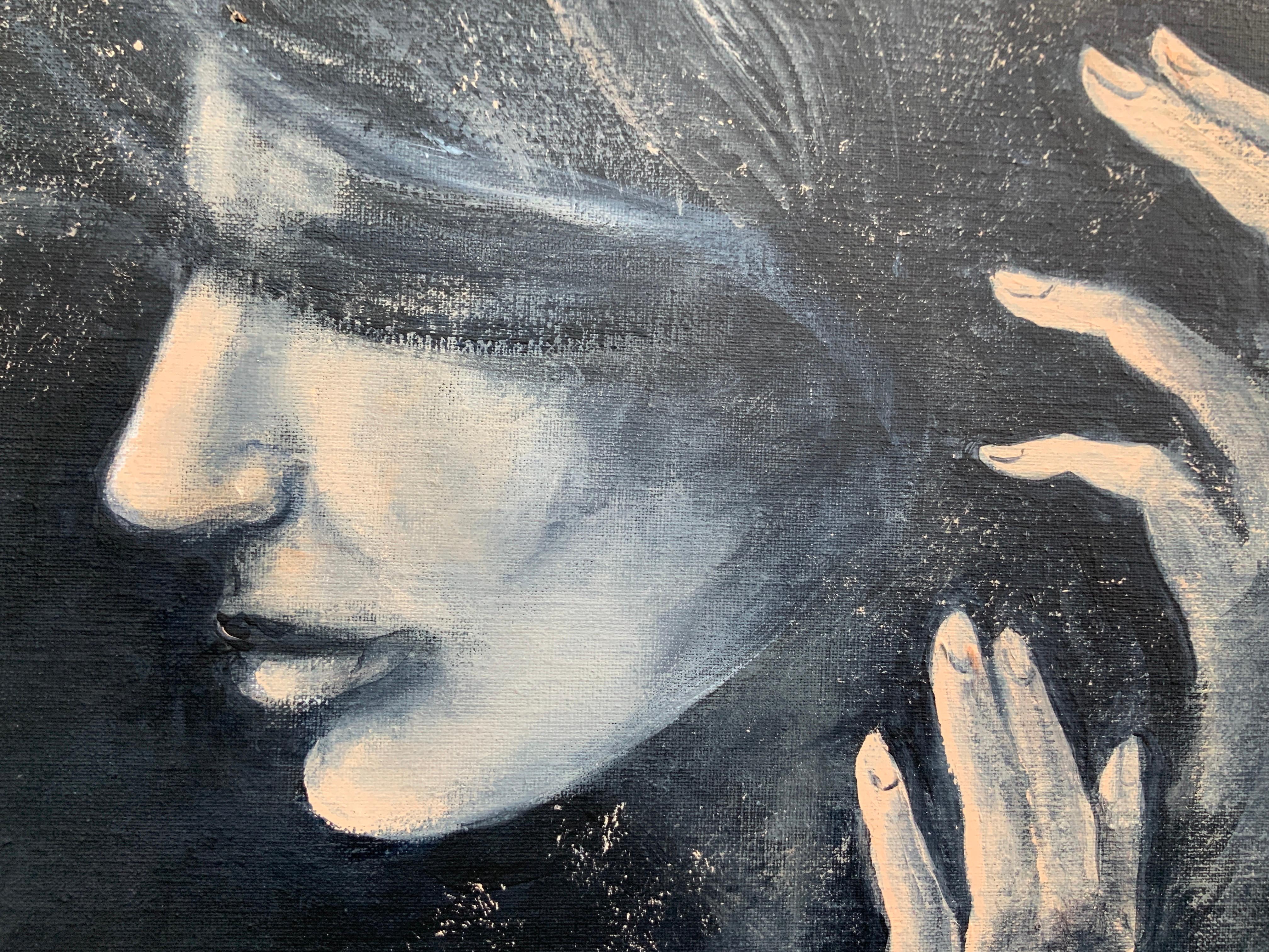 Depths of Love. Originalgemälde von Aleksandra Jagoda im Angebot 14