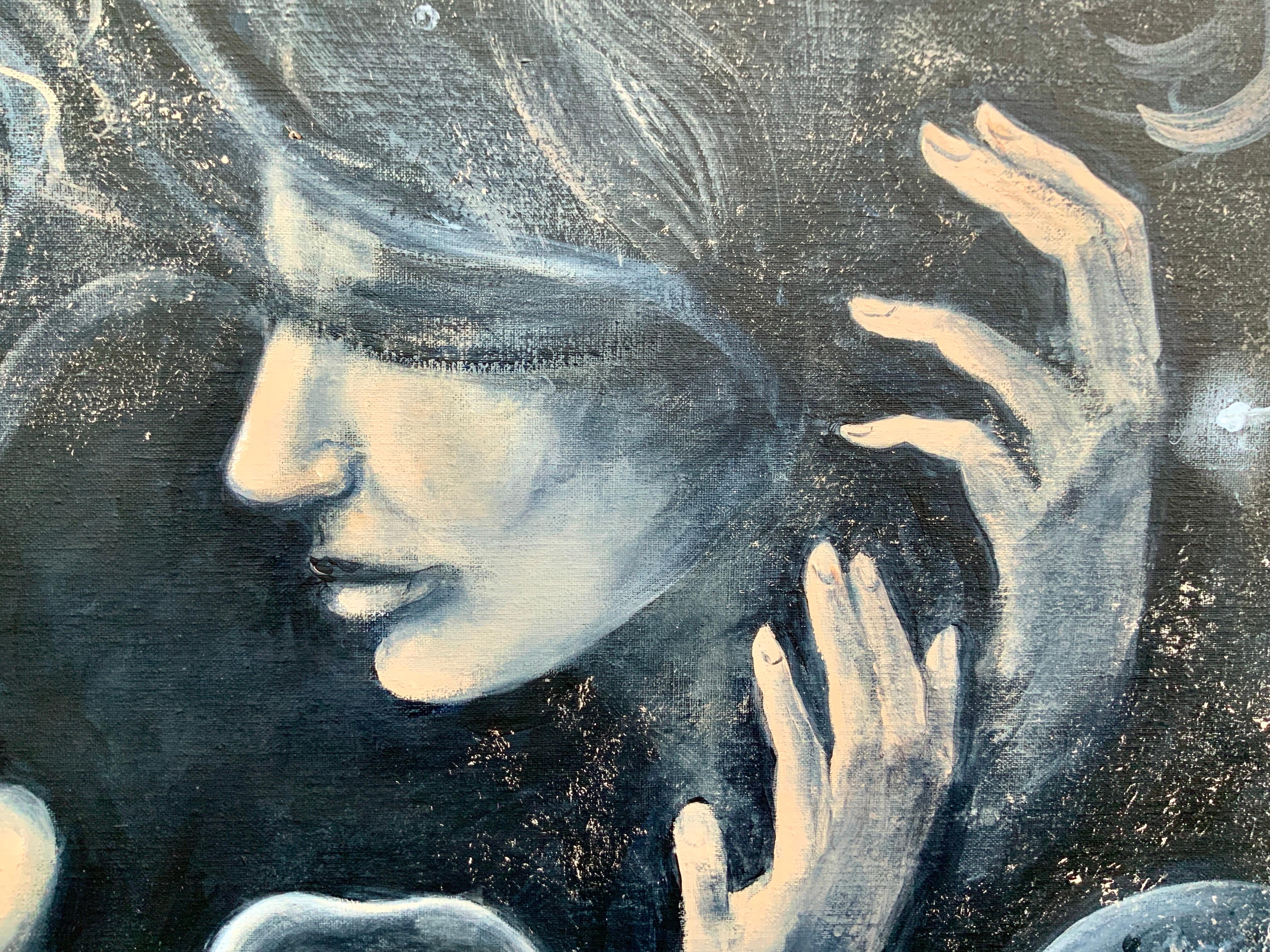 Depths of Love. Originalgemälde von Aleksandra Jagoda im Angebot 17