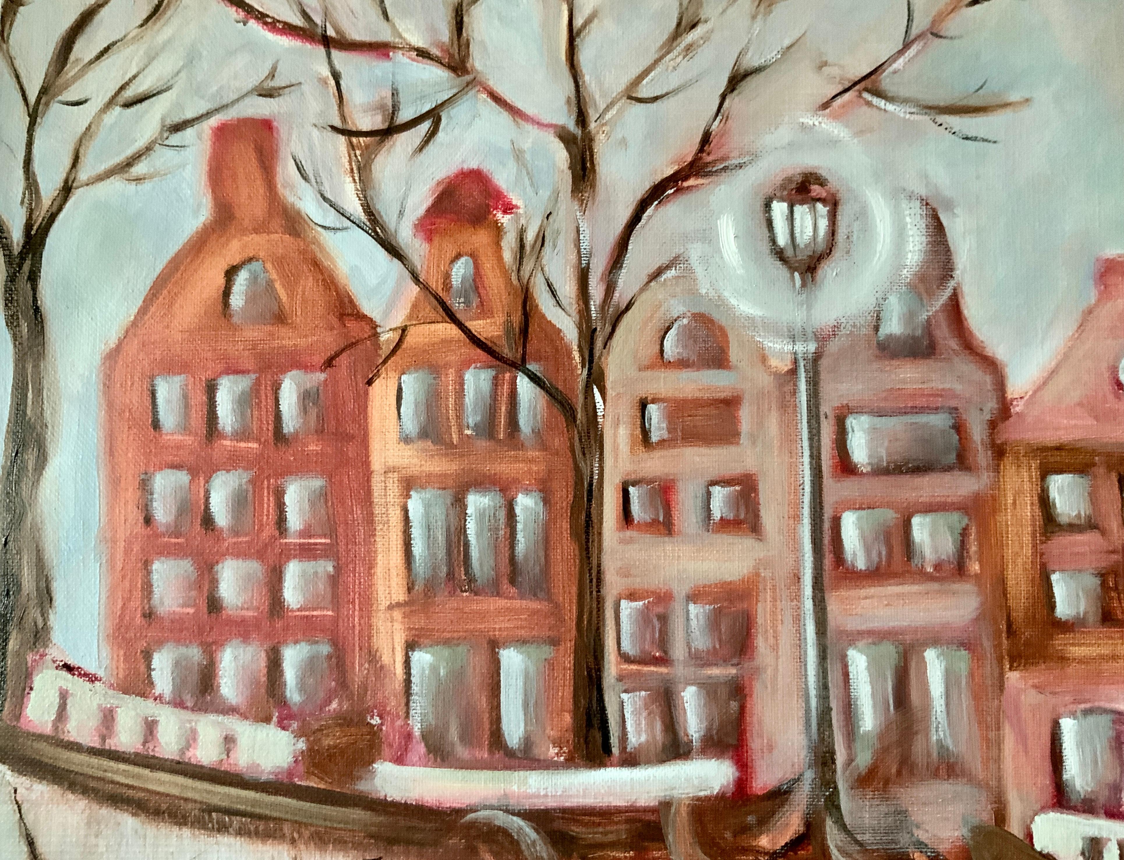 Keys to the City, original painting by Aleksandra Jagoda For Sale 8