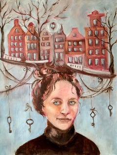 Keys to the City, original painting by Aleksandra Jagoda