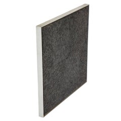 Aleksandra Kasuba, "One Divided by One", Black Marble Mosaic, Signed