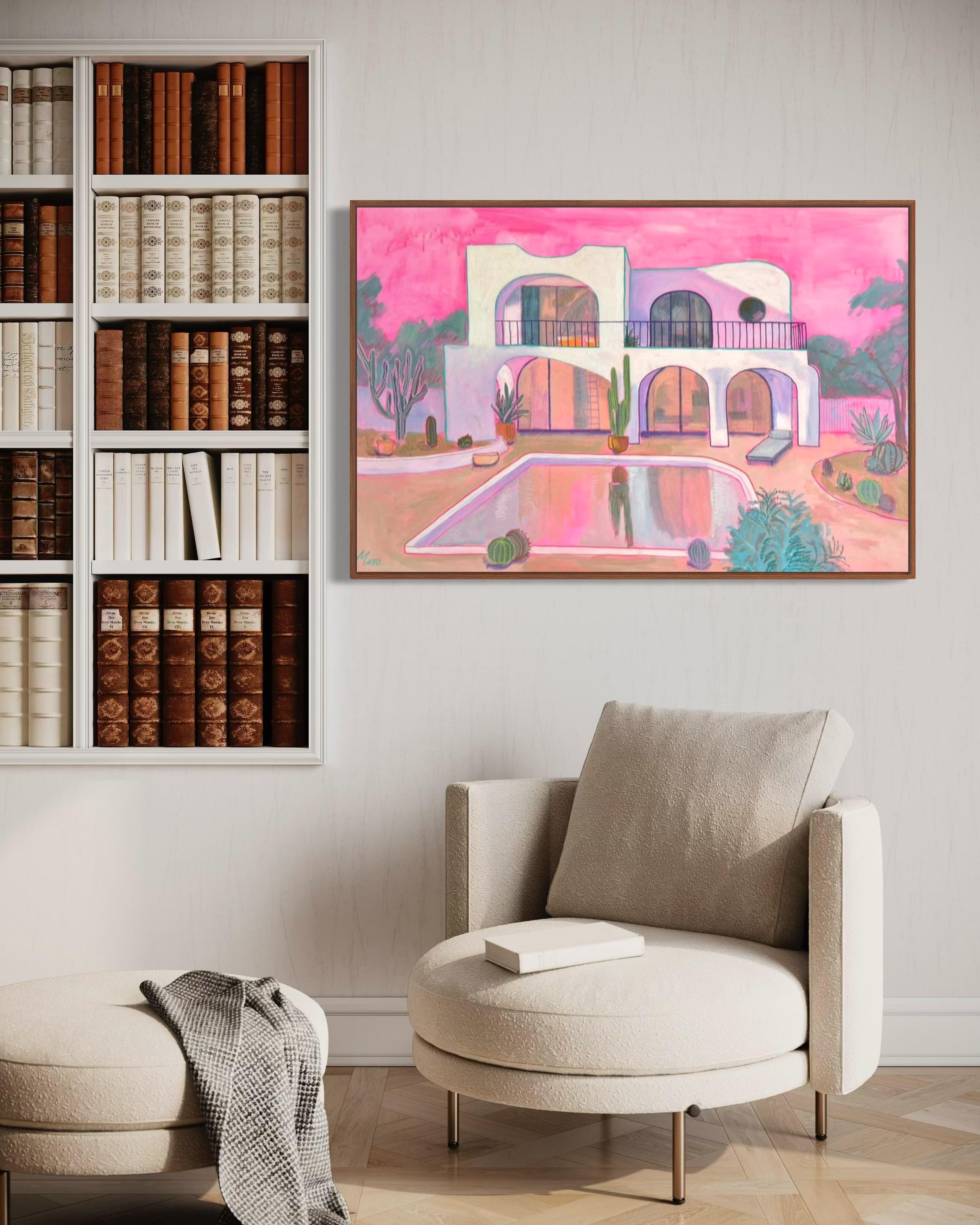Dream time, 80x120cm, acrylic on canvas - Contemporary Art by Aleksandra Mato