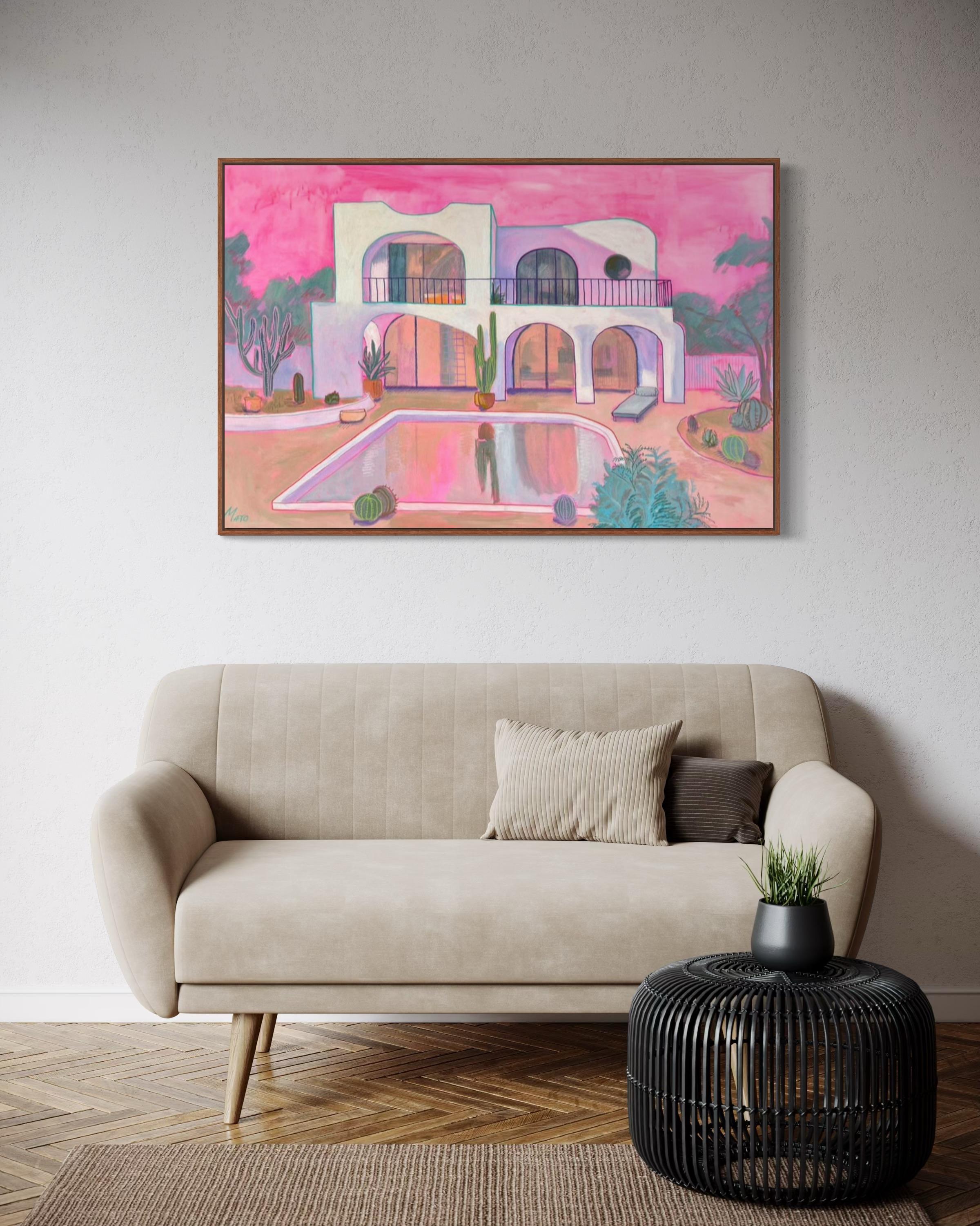 Dream time, 80x120cm, acrylic on canvas For Sale 3
