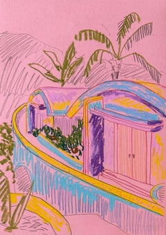 Fethiye , 40x30cm, Papier/Pastell