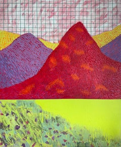 Mountains , 120x100cm, acrylic on canvas