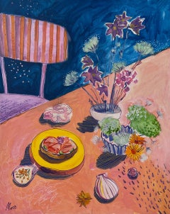 Sera d'estate, 100x80cm, acrilico su tela