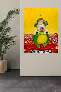 Dilly. Animal original Painting