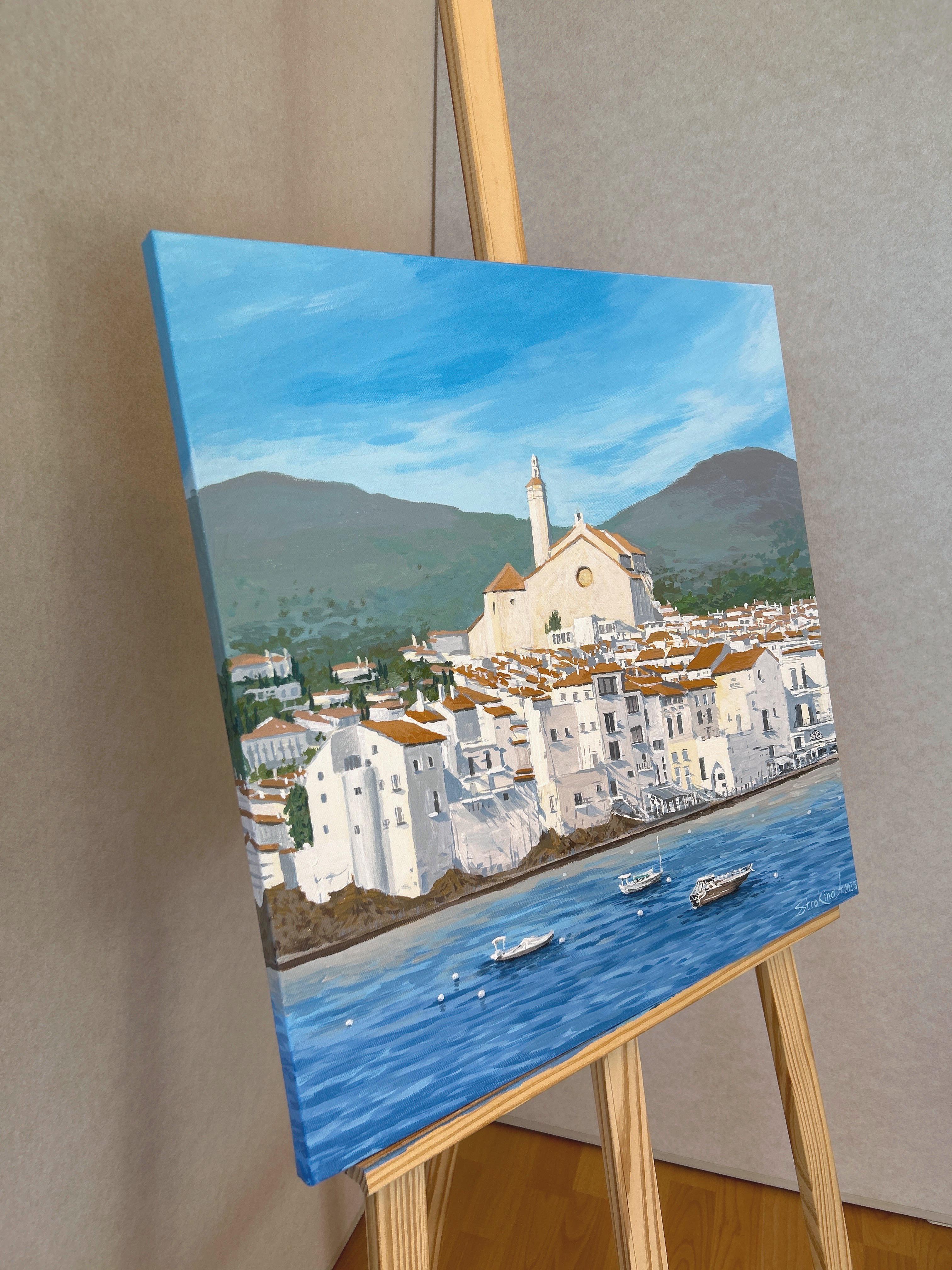 Questo quadro presenta la famosa vista della Costa Brava in Spagna - COSTA. 


