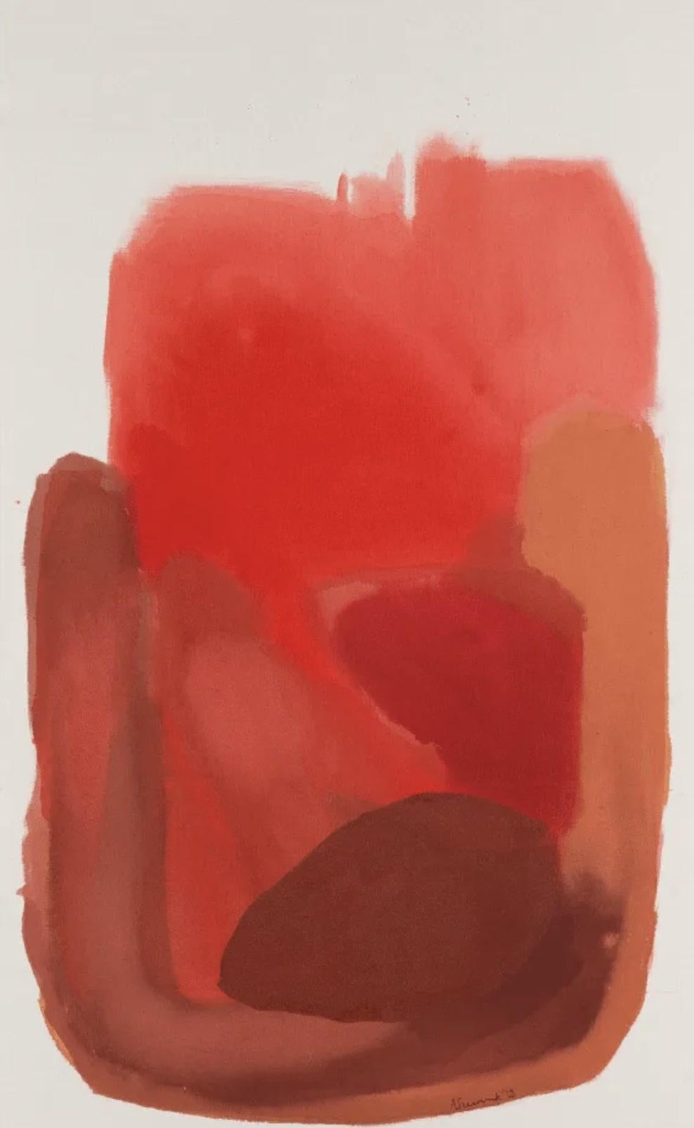 Abstract Painting di Aleksandra Szewczuk - Sentirsi rossi