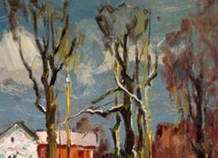 Paysage. 1964. Huile sur carton, 48x70 cm