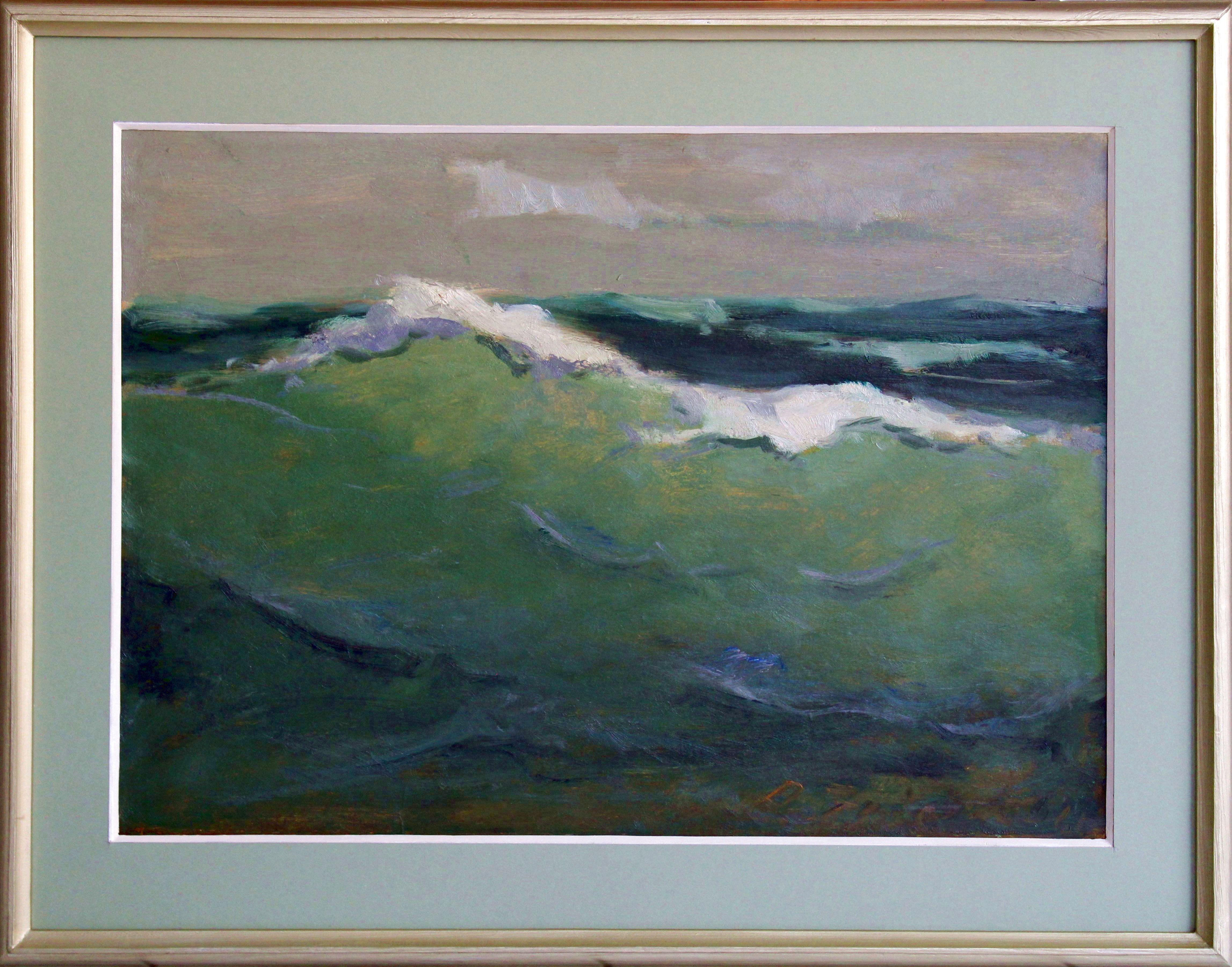 Onda. 1961., cartone, olio, 51x74 cm in vendita 4