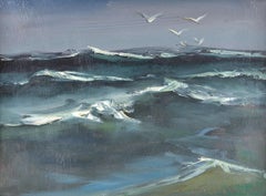 Sea. 1976. Oil on canvas. 23x32 cm