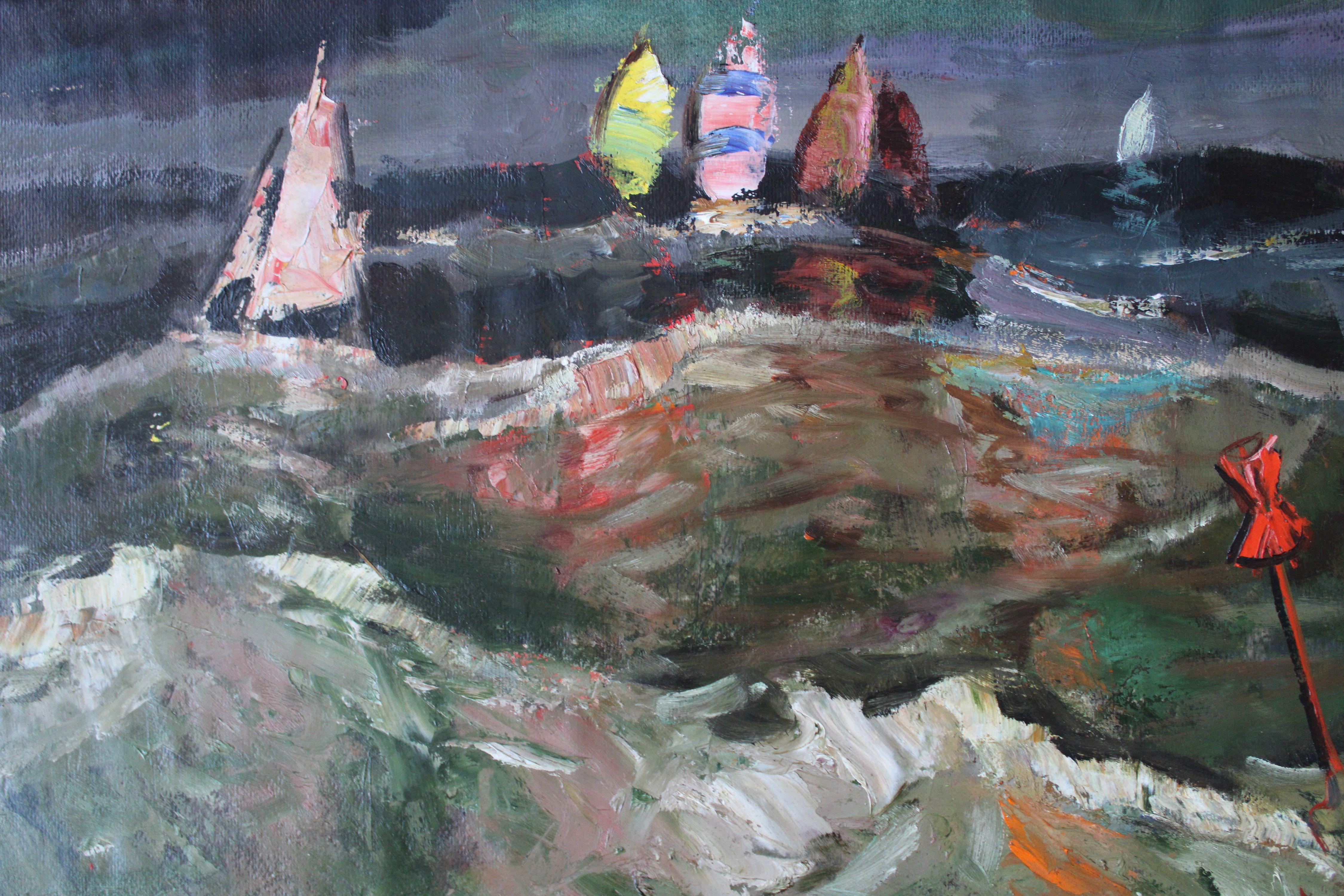 Yachts at sunset For Sale 2
