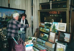 "In veranda"  Sergej Tkachev  In veranda, 1987, olio, cm. 47, 5 x 36