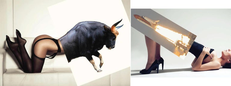 Alen Opsar Color Photograph - Bully and Launchpad, Diptych from The Series of Arte Erotica