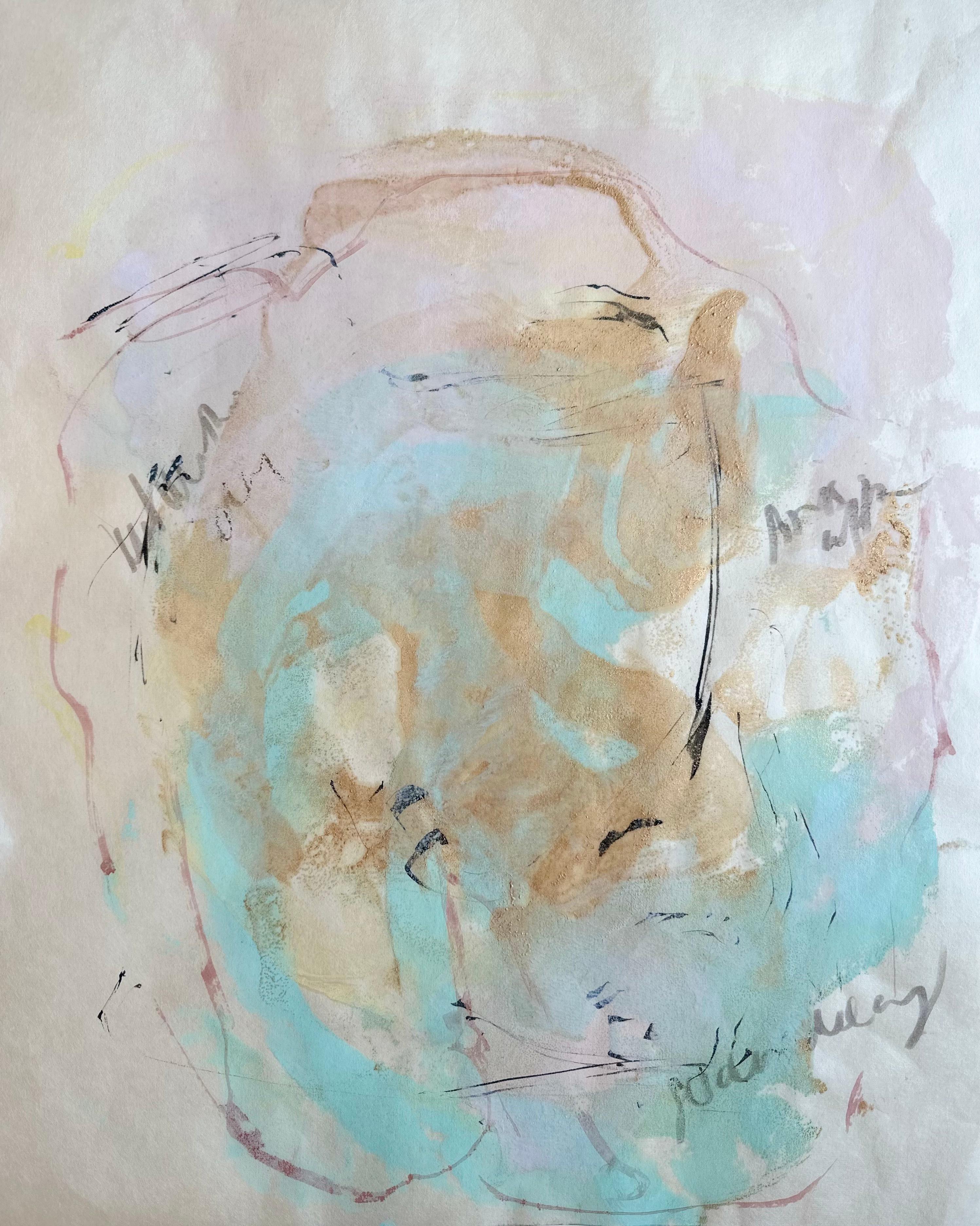 Alena Ahrens Abstract Painting – Jetzt aber eine traumhafte Erinnerung