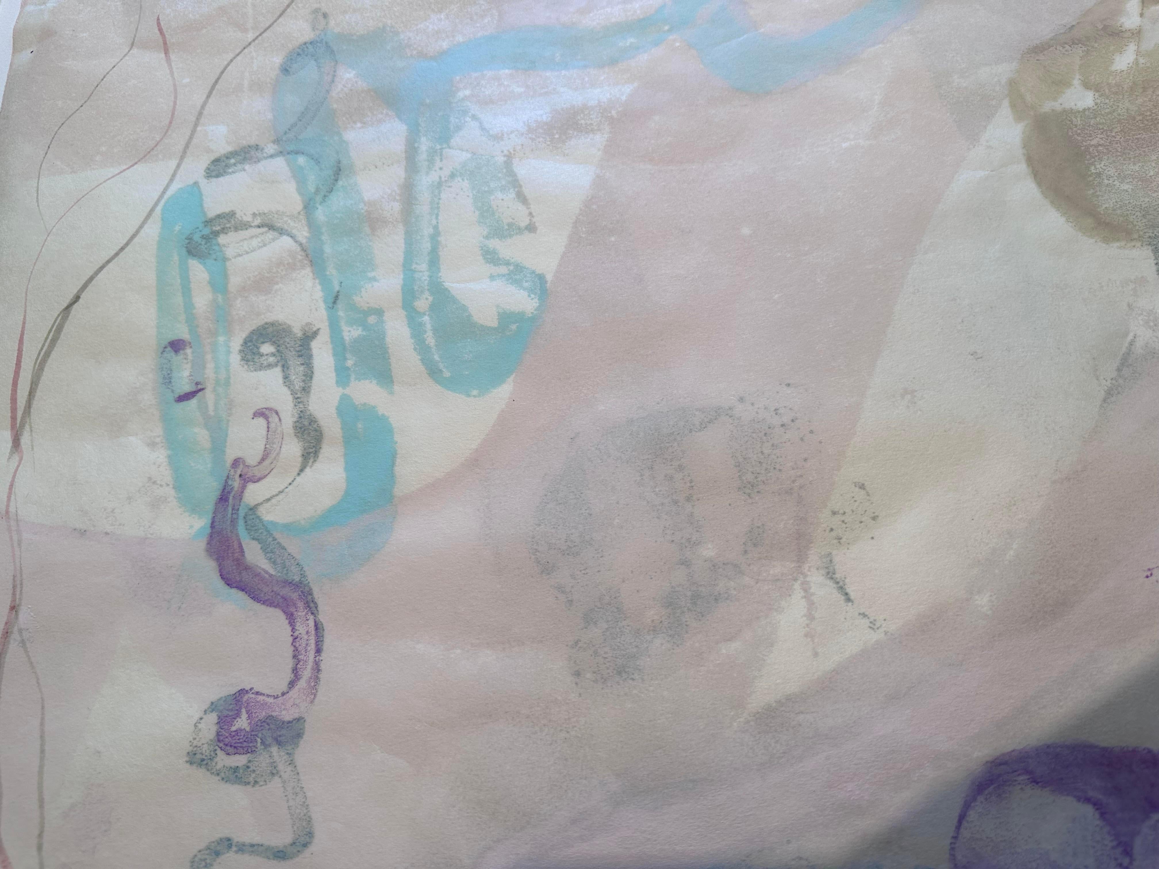 E'stelle I - Abstract Painting Beige di Alena Ahrens
