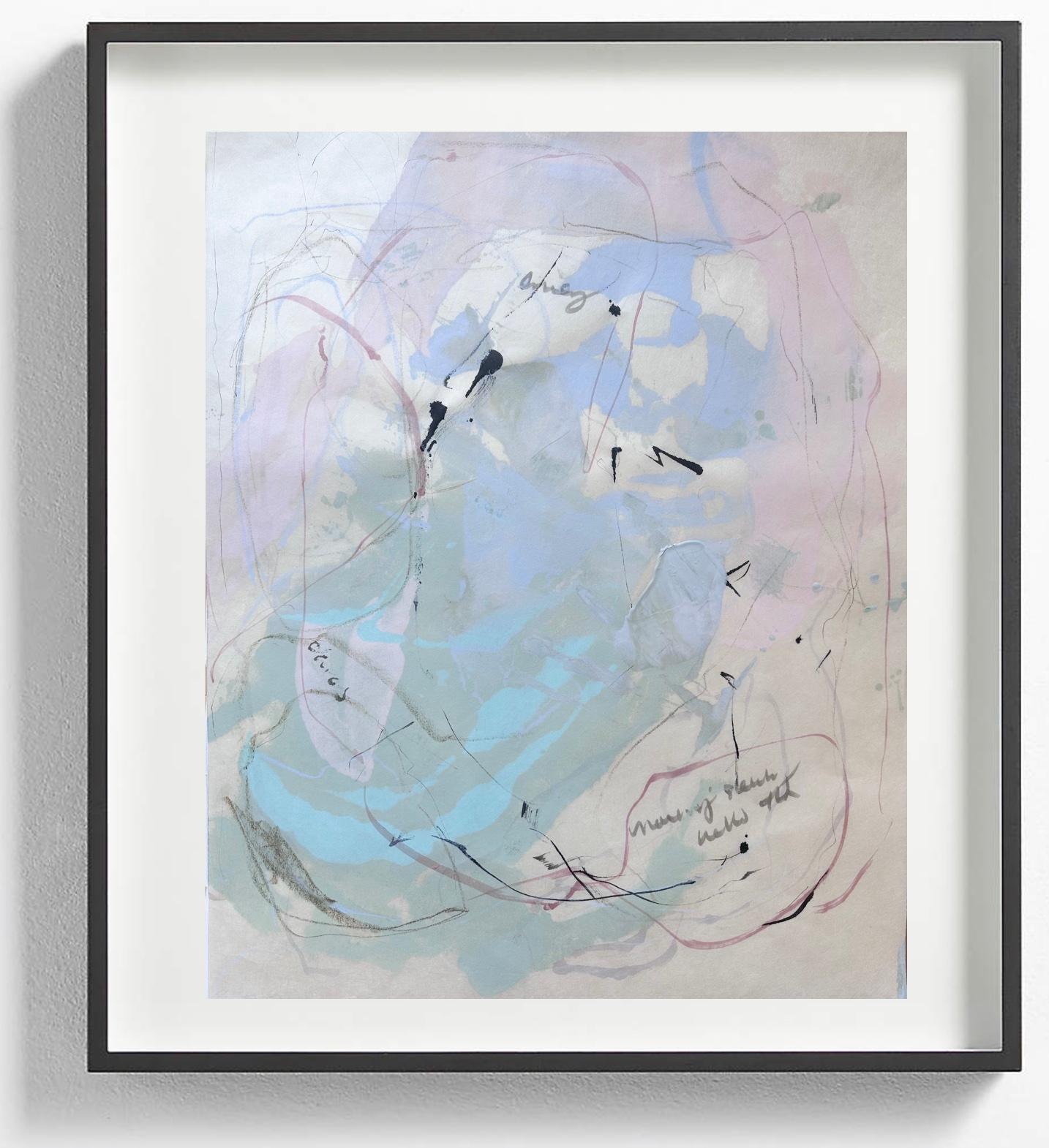 L'ultimo mezzogiorno li ha visti - Mixed Media Art Astratto di Alena Ahrens