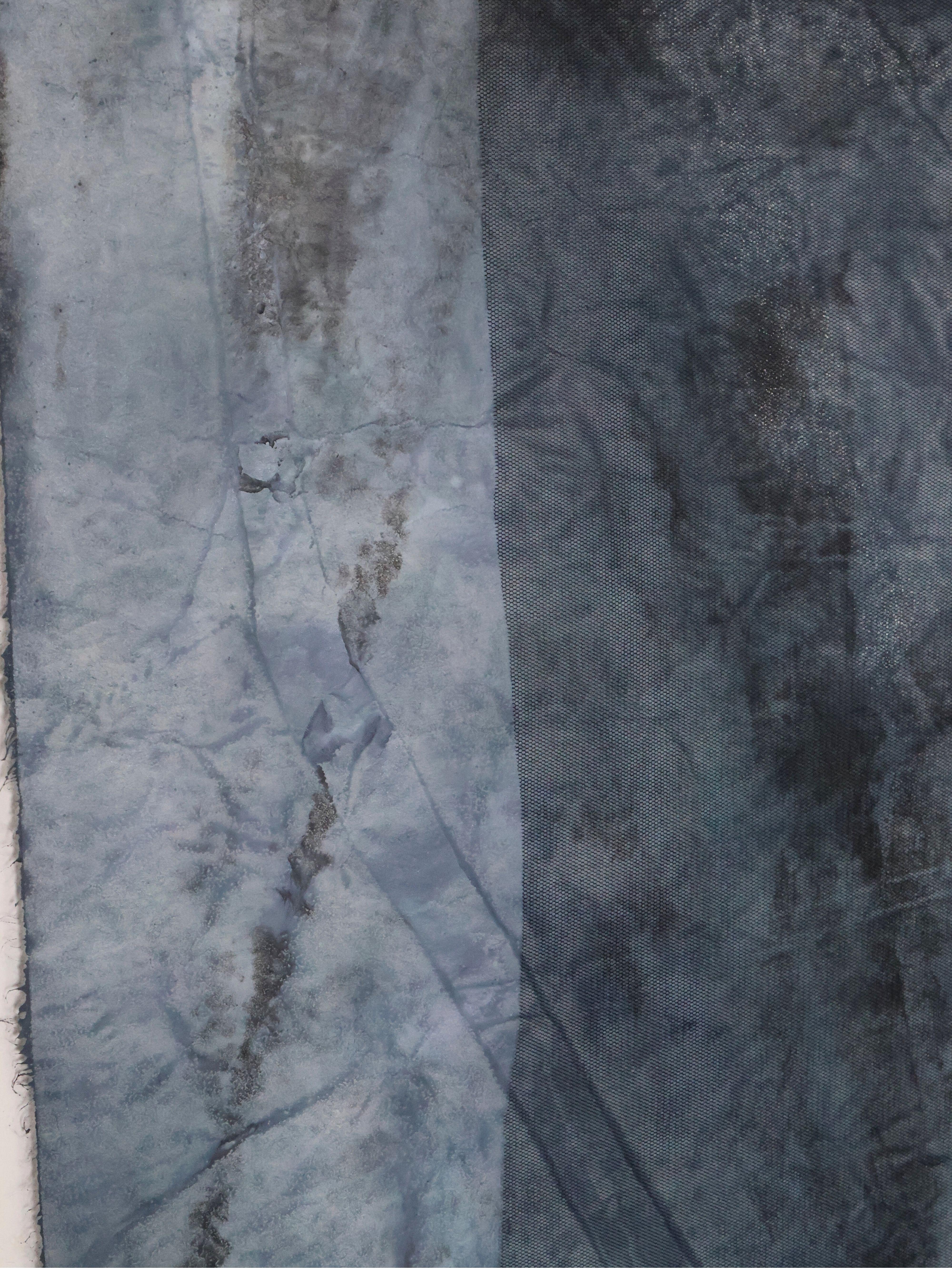 Desiderio di adesso - Abstract Painting Grigio di Alena Ahrens