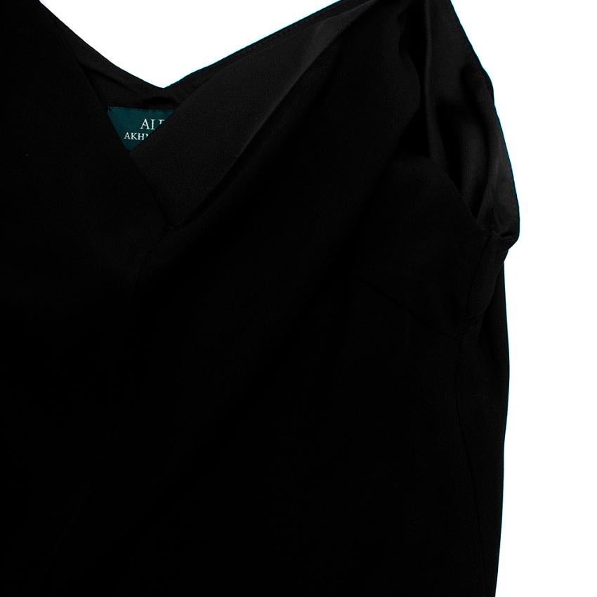 Alena Akhmadullina Maxi Vestido de Malla Bordado Negro US6 en venta 2