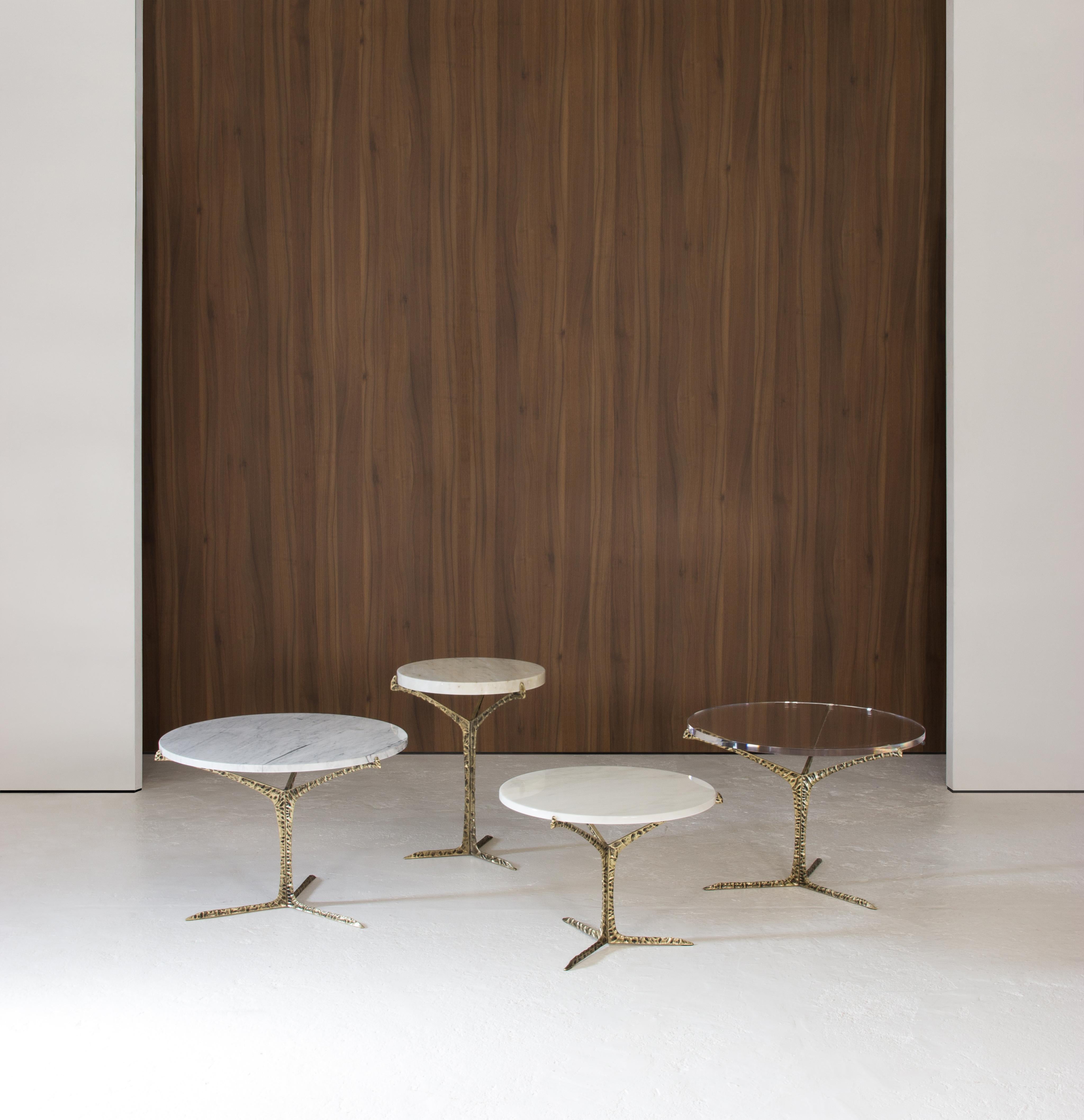 Contemporary Alentejo Medium Coffee Table Acrylic Brass, InsidherLand by Joana Santos Barbosa For Sale
