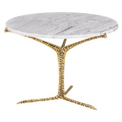 Alentejo Medium Coffee Table Carrara Brass, InsidherLand by Joana Santos Barbosa