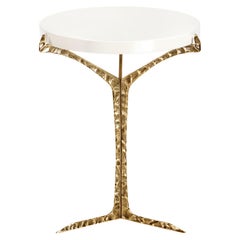 Alentejo Side Table, Lacquered & Brass, InsidherLand by Joana Santos Barbosa
