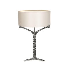 Lampada da tavolo Alentejo, nichel, InsidherLand di Joana Santos Barbosa