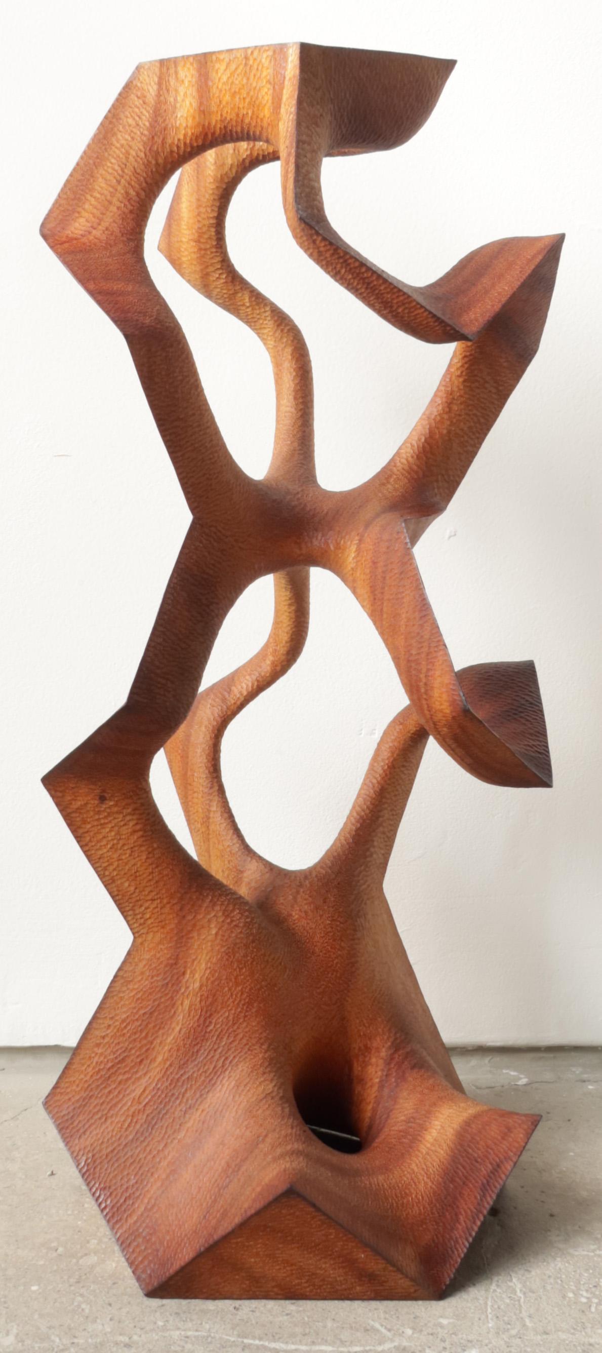 Aleph Geddis Abstract Sculpture - HARD SOFT TRUNCATED DODECA TOTEM