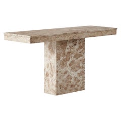 Aleppo Stone Console Table Italy, circa 1970