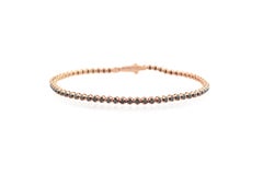 Alessa Tennis Bracelet 18 Karat Rose Gold Essentials Collection