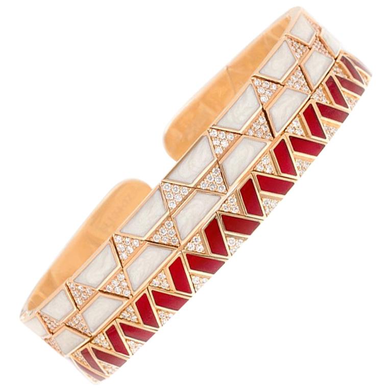 Alessa Abu Dhabi Unity Stack 18 Karat Rose Gold Unity Stacks Collection For Sale