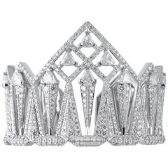 Alessa Arrow Bracelet 18 Karat White Gold Amara Collection