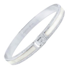 Alessa Border Diamond Bracelet 18 Karat White Gold Spectrum Collection