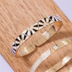 Alessa Continuity Binary Duo-Color Bracelet 18 Karat Rose Gold Elixir Collection
