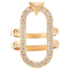 Alessa Energy Ring 18 Karat Rose Gold Eruption Collection