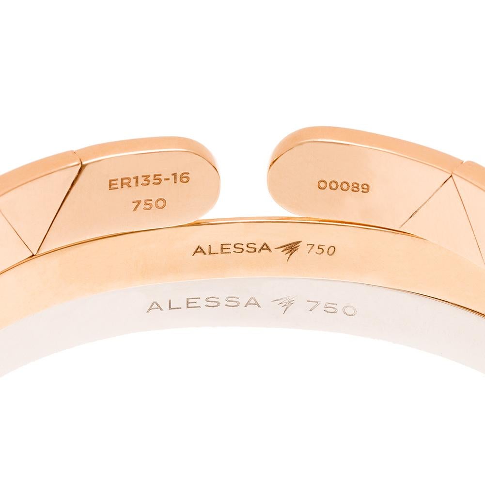 Contemporary Alessa Ibiza Unity Stack 18 Karat Rose Gold Unity Stacks Collection For Sale
