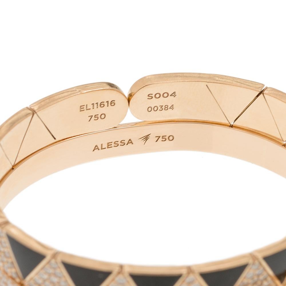 Contemporary Alessa London Unity Stack 18 Karat Rose Gold Unity Stacks Collection For Sale