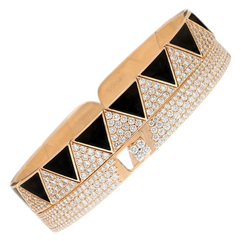 Alessa London Unity Stack 18 Karat Rose Gold Unity Stacks Collection For Sale