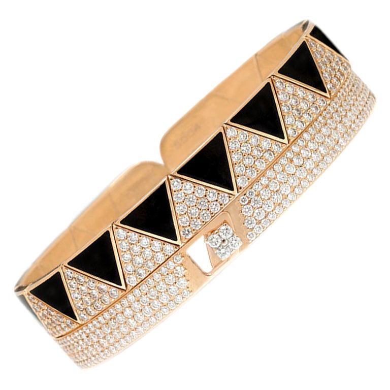 Alessa London Unity Stack 18 Karat Rose Gold Unity Stacks Collection For Sale