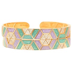 Alessa Maldives Unity Stack 18 Karat Rose Gold Unity Stacks Collection