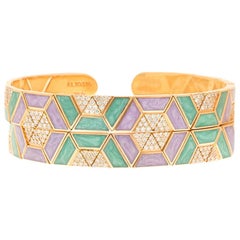 Alessa Maldives Unity Stack 18 Karat Rose Gold Unity Stacks Collection