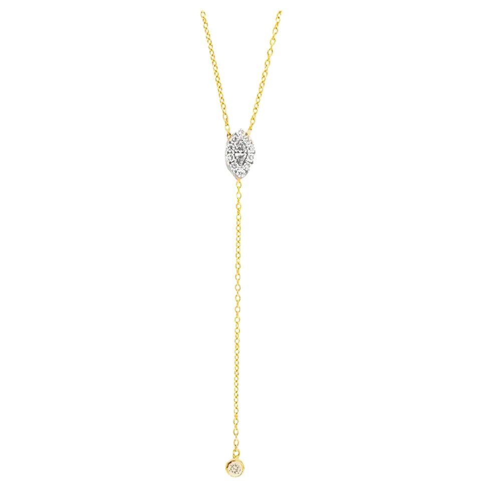 Alessa Marquise Momentum 18 Karat Yellow Gold Clique Collection For Sale