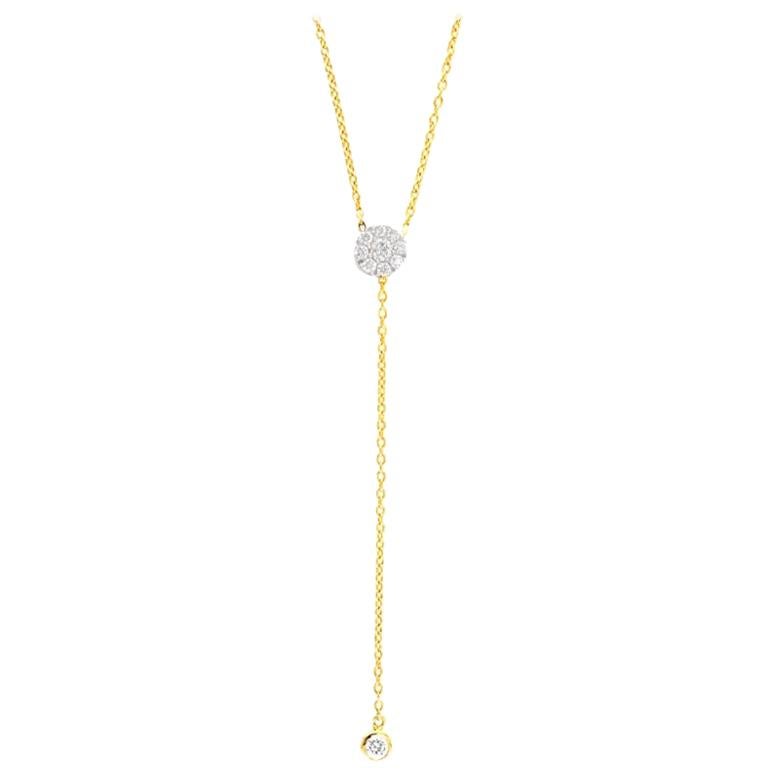 Alessa Momentum Pendant 18 Karat Yellow Gold Clique Collection For Sale